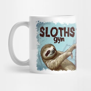 sloths gym Mug